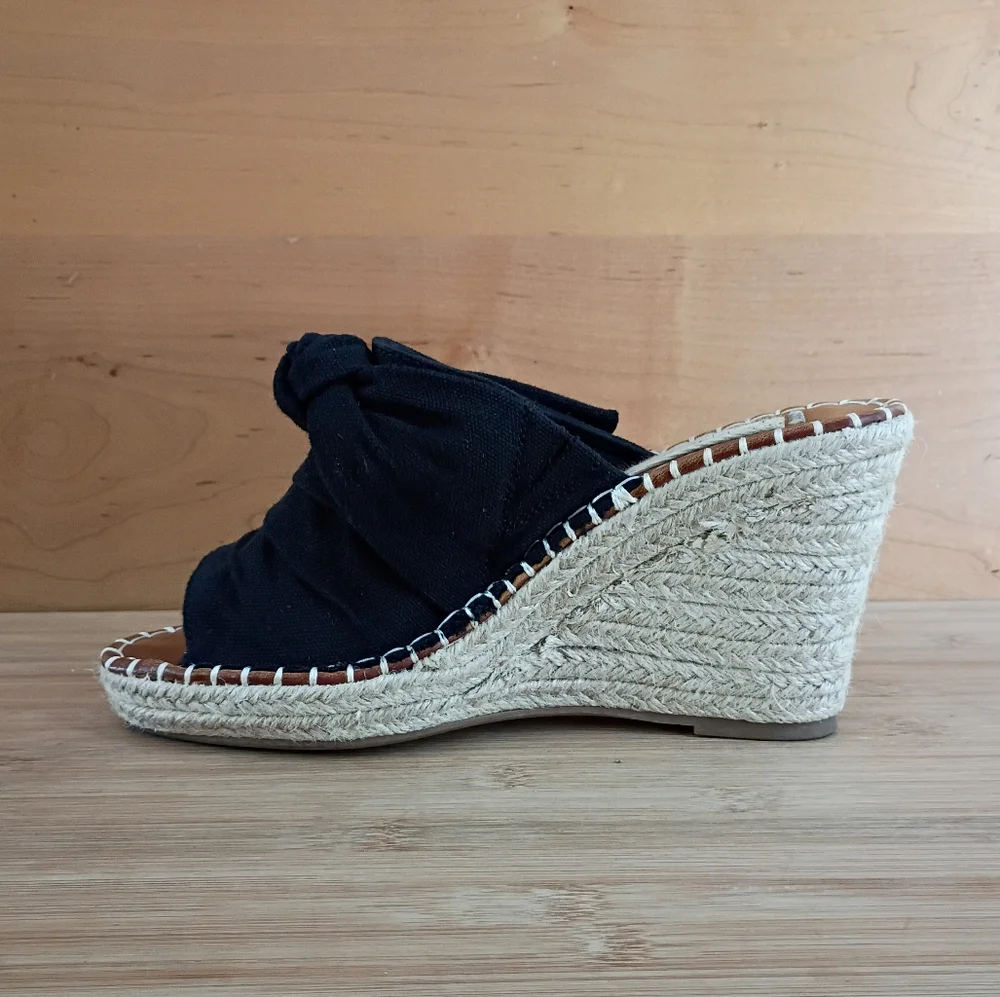 Sugar womens hundreds black canvas plataform sandals shoes NWT | size 7.5 - Picture 5 of 10